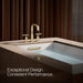 KOHLER K-14430 Purist Deck-mount bath spout, vibrant french gold - view 4