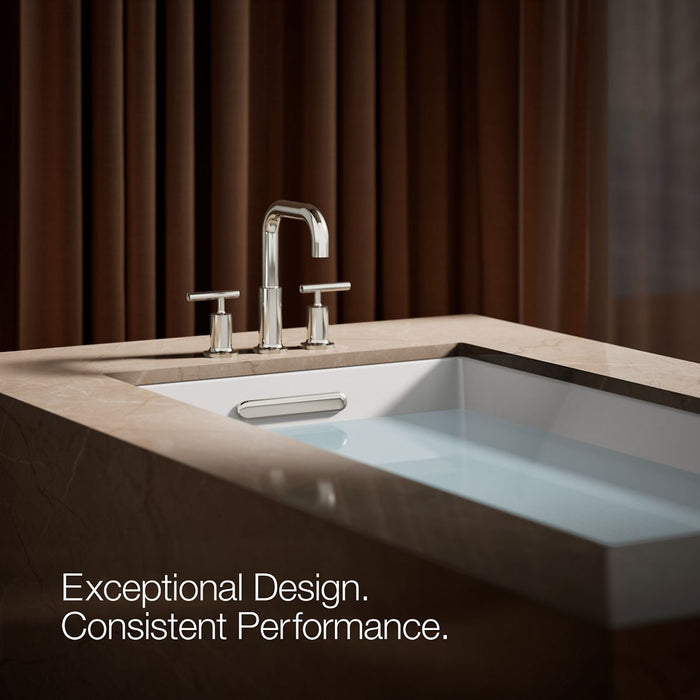 KOHLER K-14430 Purist Deck-mount bath spout, vibrant polished nickel - view 4