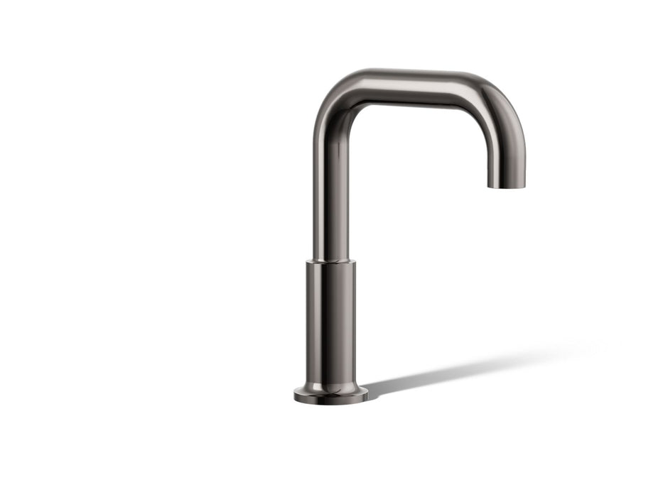 KOHLER K-14430 Purist Deck-mount bath spout, vibrant titanium