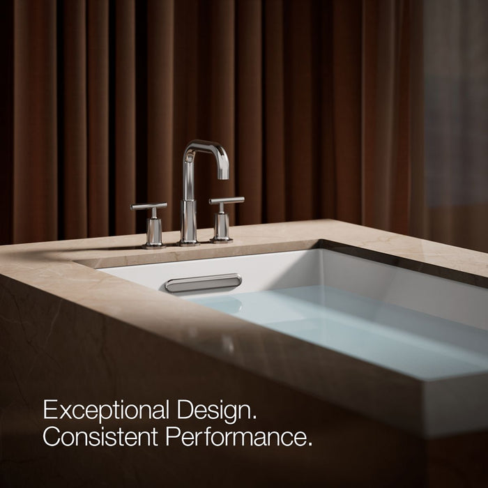 KOHLER K-14430 Purist Deck-mount bath spout, vibrant titanium - view 3