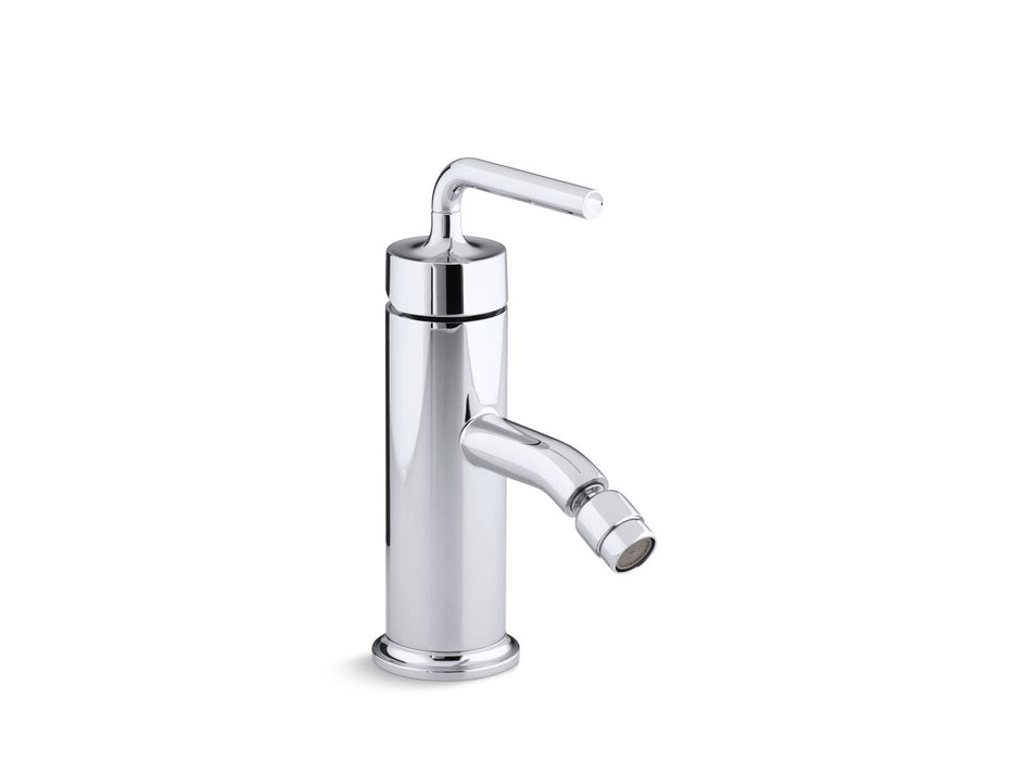 KOHLER K-14434-4A Purist Horizontal swivel spray aerator bidet faucet with straight lever handle