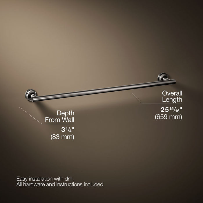 KOHLER K-14436 Purist 24" towel bar