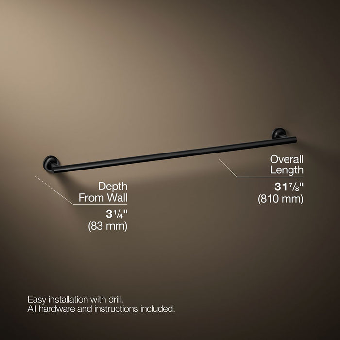 KOHLER K-14437 Purist 30" towel bar
