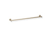 KOHLER K-14437 Purist 30" towel bar, vibrant brushed bronze