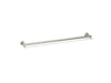 KOHLER K-14437 Purist 30" towel bar, vibrant brushed nickel