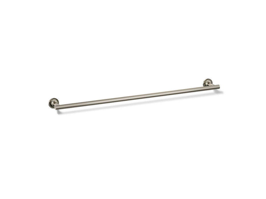 KOHLER K-14437 Purist 30" towel bar, vibrant polished nickel