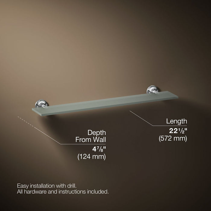 KOHLER K-14440 Purist Glass shelf