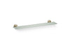 KOHLER K-14440 Purist Glass shelf, vibrant french gold