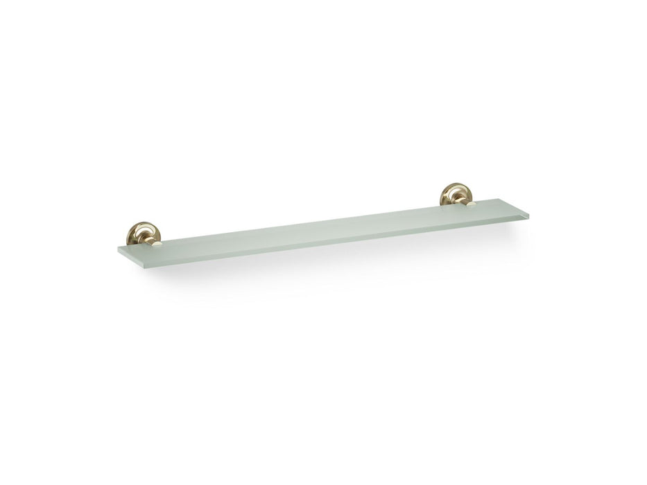 KOHLER K-14440 Purist Glass shelf, vibrant french gold