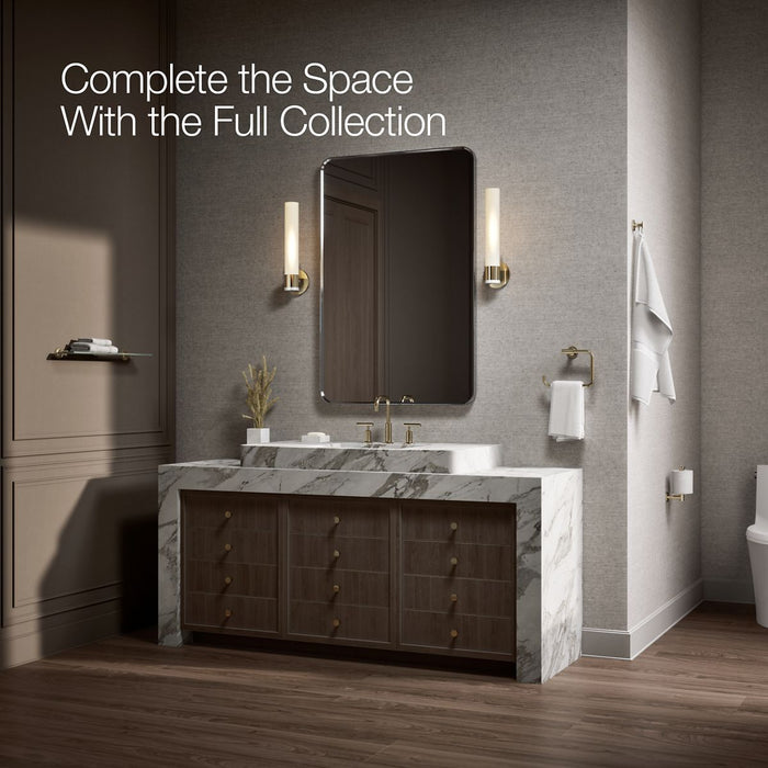 KOHLER K-14440 Purist Glass shelf, vibrant french gold - view 4