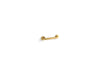 KOHLER K-14560 Contemporary 12" grab bar, vibrant brushed moderne brass