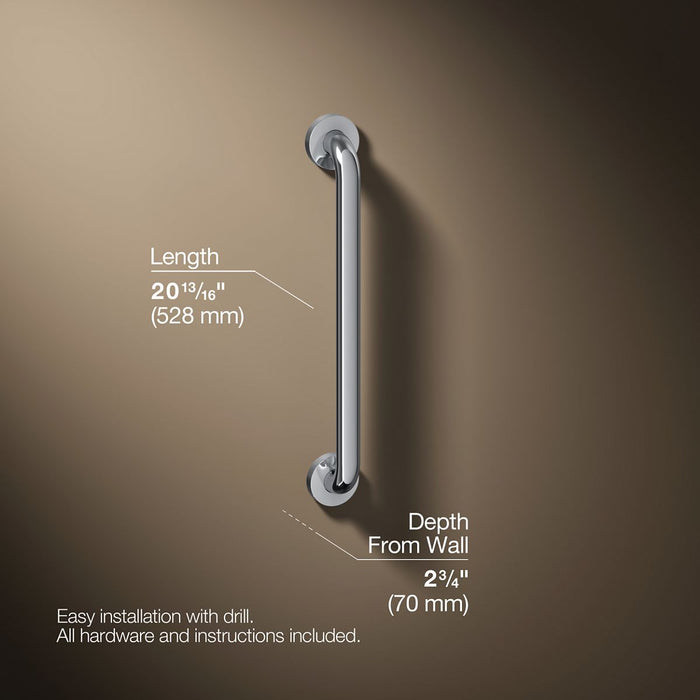 3/4 view of product with dimensions
