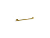 KOHLER K-14562 Contemporary 24" grab bar, vibrant brushed moderne brass