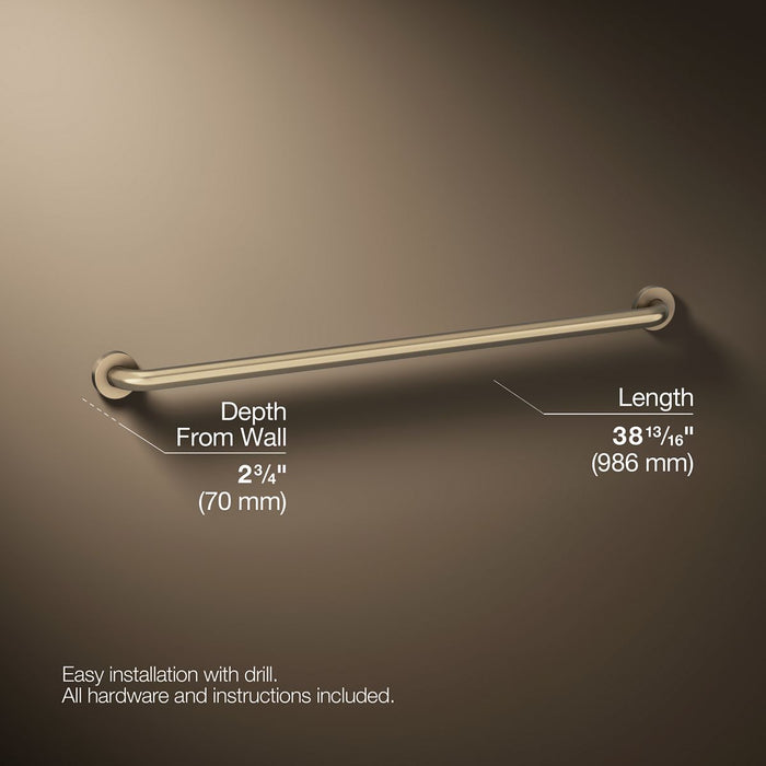 3/4 view of product with dimensions