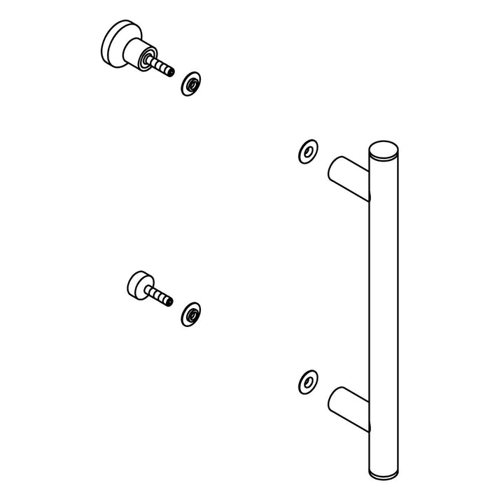 KOHLER K-1466337 Handle Kit, vibrant brushed moderne brass