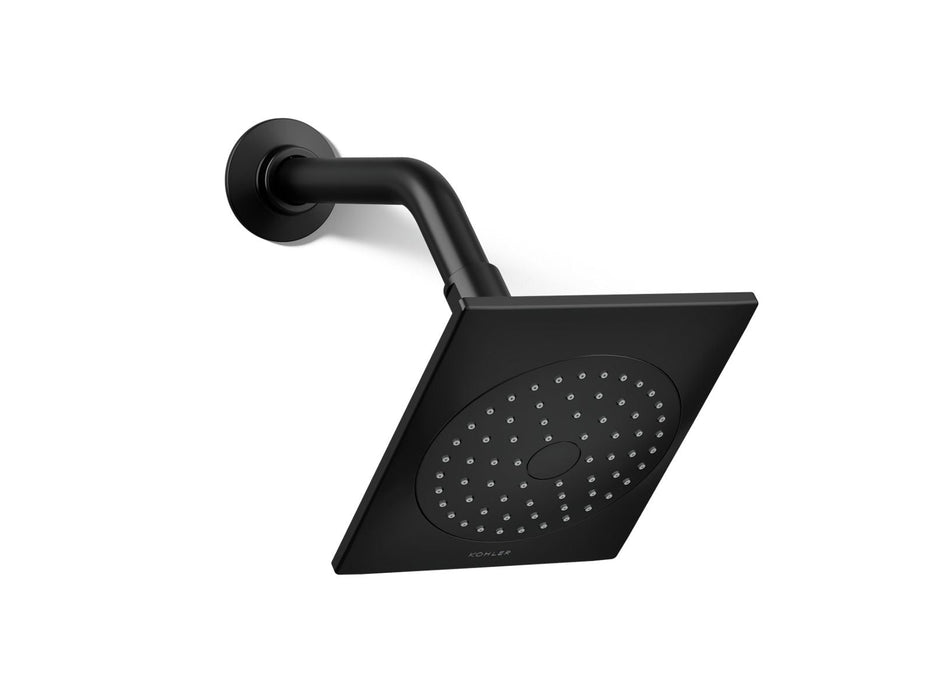 KOHLER K-14786 Loure Single-function showerhead, 2.5 gpm, matte black