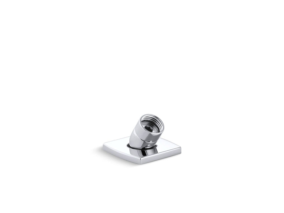 KOHLER K-14789 Loure Deck- or bath-mount handshower holder with handshower hose, polished chrome