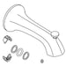 KOHLER K-1499245 Tub Spout Assembly, vibrant brushed moderne brass