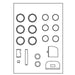 KOHLER K-1511459 Plastic Parts Service Kit, vibrant brushed nickel