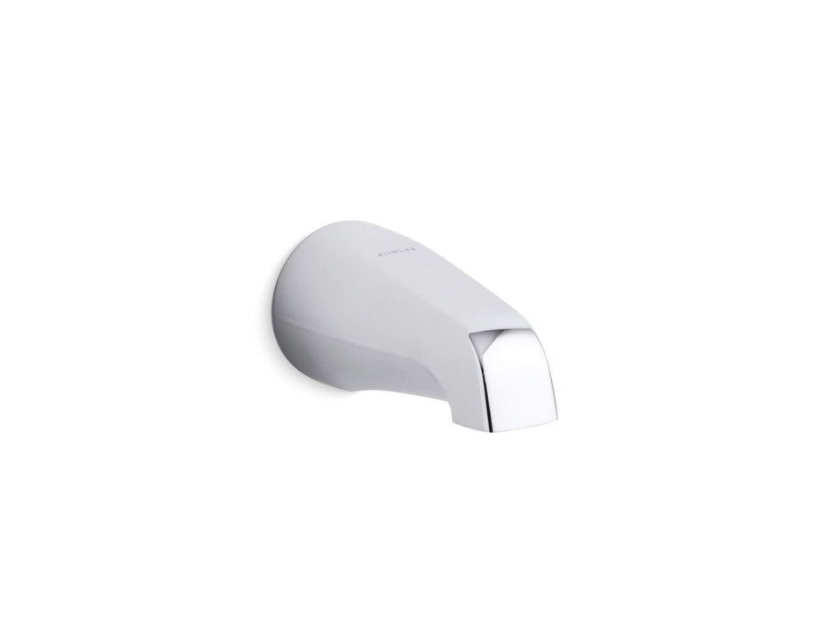 KOHLER K-15135 Coralais Wall-mount bath spout, 4-7/8", NPT connection, polished chrome