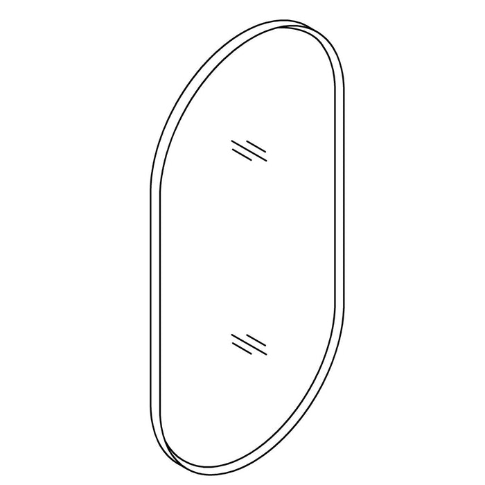 KOHLER K-1522011 Big Capsule Door Kit, matte black