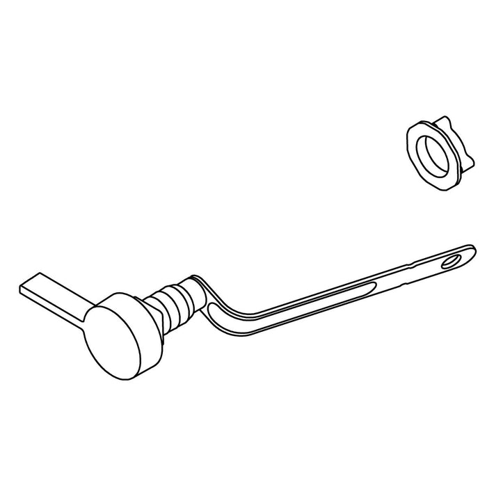 KOHLER K-1527645 Trip Lever Assembly Kit, polished chrome