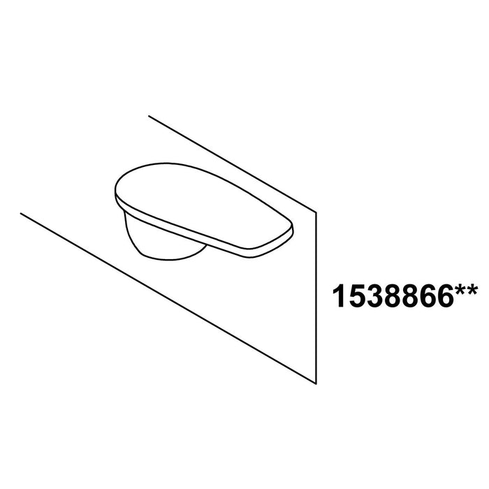 KOHLER K-1538866 Handle Assembly, vibrant brushed moderne brass