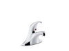KOHLER K-15583-4ATA Coralais Single-handle centerset lavatory faucet, 0.35 gpm, polished chrome