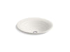 KOHLER K-17890-RL Derring Carillon 17-3/4" Round Drop-in Bathroom Sink, No Overflow, Translucent White - 3/4 view of product