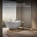 KOHLER K-1800 Abrazo 66" x 31-1/2" freestanding bath, white - view 3