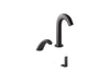 KOHLER K-181029-BB1 Oblo Curve Touchless lavatory faucet and soap dispenser for Constellation lavatory system, 0.5 gpm,...