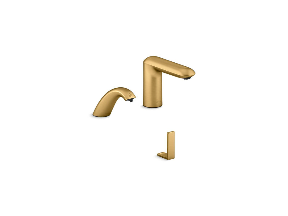 KOHLER K-181029-BK1 Kumin Curve Touchless lavatory faucet and soap dispenser for Constellation lavatory system, 0.5 gpm,...