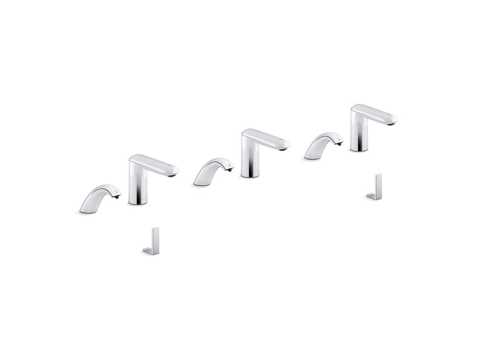 KOHLER K-181031-BK1 Kumin Curve Touchless lavatory faucets and soap dispensers for Constellation lavatory system, 0.5...