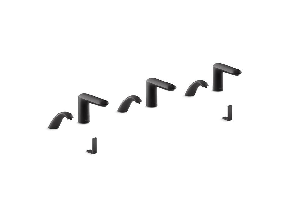 KOHLER K-181033-BK1 Kumin Curve Touchless lavatory faucets and soap dispensers for Constellation lavatory system, 0.5...