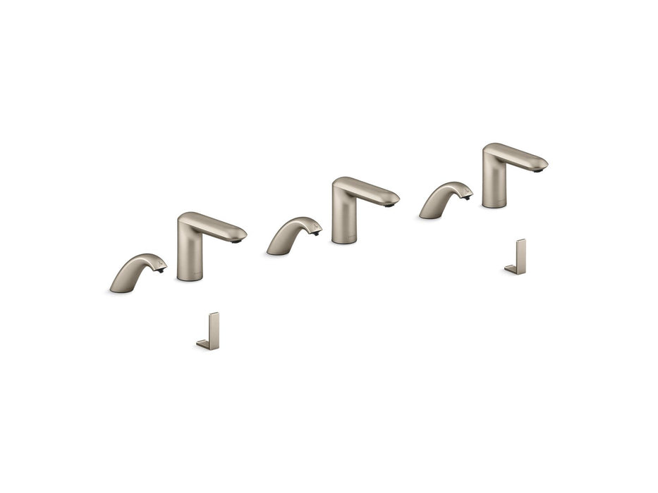 KOHLER K-181033-BK1 Kumin Curve Touchless lavatory faucets and soap dispensers for Constellation lavatory system, 0.5...