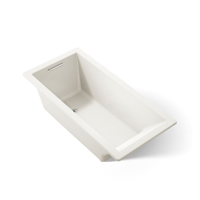 KOHLER K-1821 Underscore 66" x 32" drop-in bath, biscuit - view 4