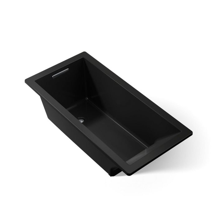KOHLER K-1821 Underscore 66" x 32" drop-in bath, black black - view 5