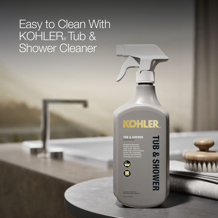 KOHLER K-1821 Underscore 66" x 32" drop-in bath, white - view 5