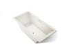 KOHLER K-1834 Underscore 72" x 36" drop-in bath, biscuit