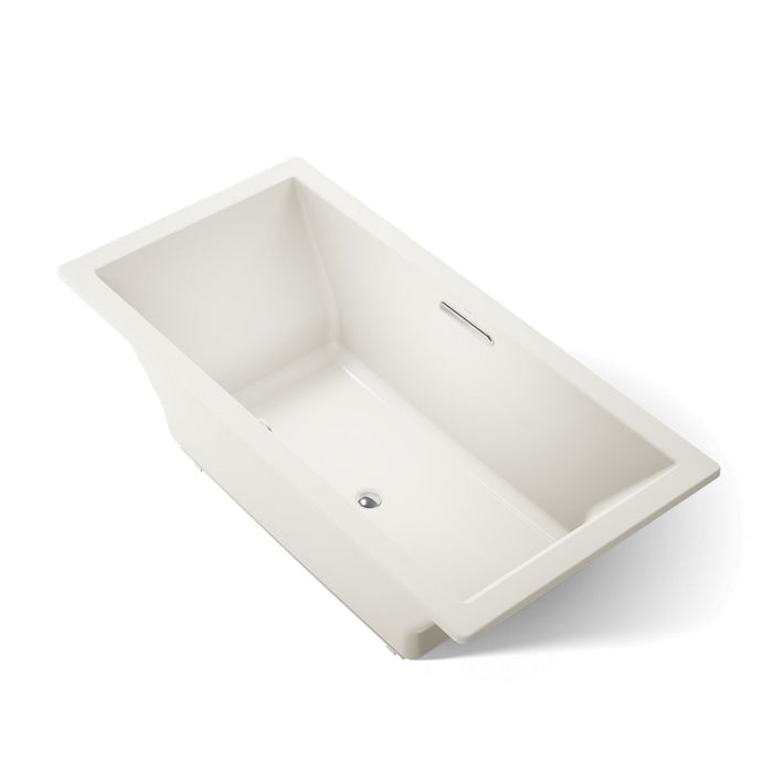 KOHLER K-1834-W1 Underscore 72" x 36" drop-in bath with Bask heated surface, biscuit - view 5