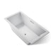 KOHLER K-1834-W1 Underscore 72" x 36" drop-in bath with Bask heated surface, ice grey - view 5