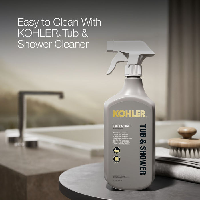 KOHLER K-1848 Underscore 60" x 36" drop-in bath, biscuit - view 4