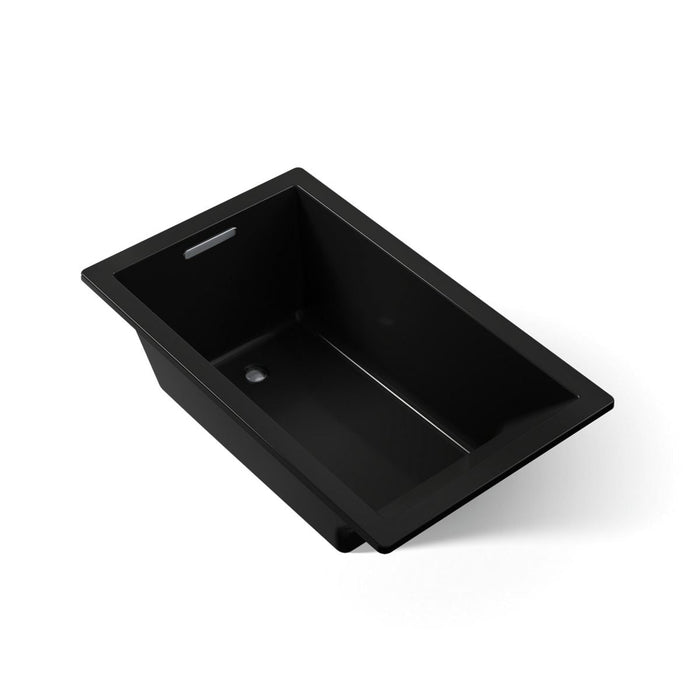 KOHLER K-1848 Underscore 60" x 36" drop-in bath, black black - view 4