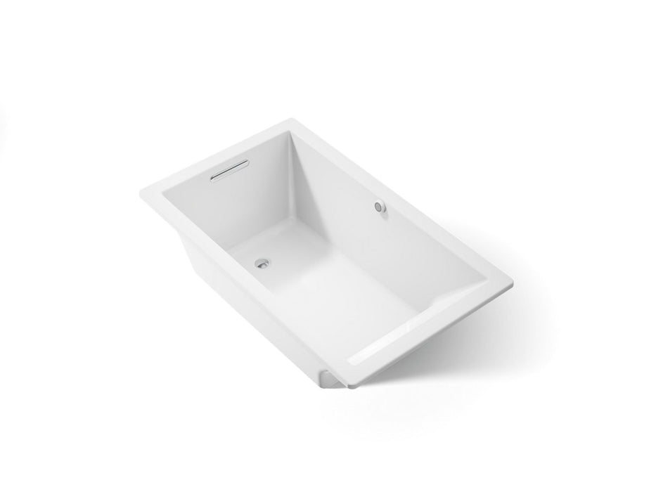 KOHLER K-1848-W1 Underscore 60" x 36" drop-in bath with Bask heated surface