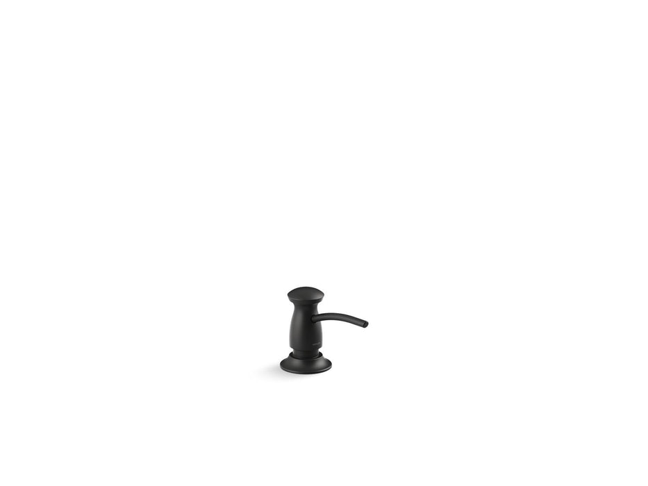 KOHLER K-1893-C Transitional design soap/lotion dispenser, matte black