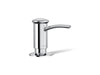 KOHLER K-1895-C Contemporary Design Soap/lotion Dispenser, Polished Chrome - 3/4 view of product