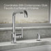 KOHLER K-1895-C Contemporary Design Soap/lotion Dispenser, Polished Chrome - close-up view of product detail