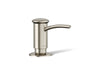 KOHLER K-1895-C Contemporary Design Soap/lotion Dispenser, Vibrant Brushed Nickel - 3/4 view of product
