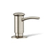 KOHLER K-1895-C Contemporary Design Soap/lotion Dispenser, Vibrant Brushed Nickel - 3/4 view of product