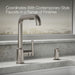KOHLER K-1895-C Contemporary Design Soap/lotion Dispenser, Vibrant Stainless - close-up view of product detail